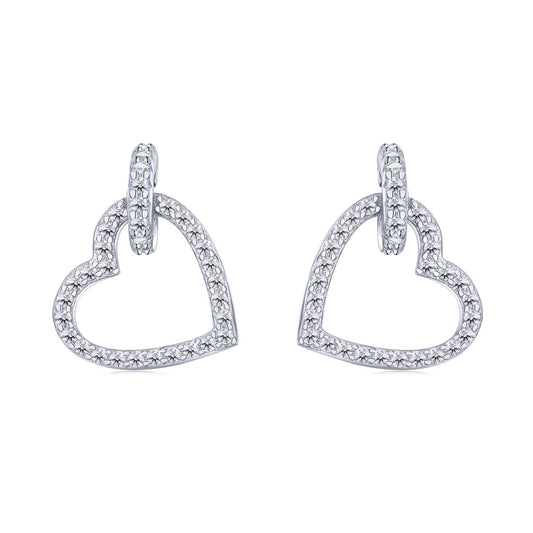 [Regalia jewelry]Dainty Heart Shape Earrings