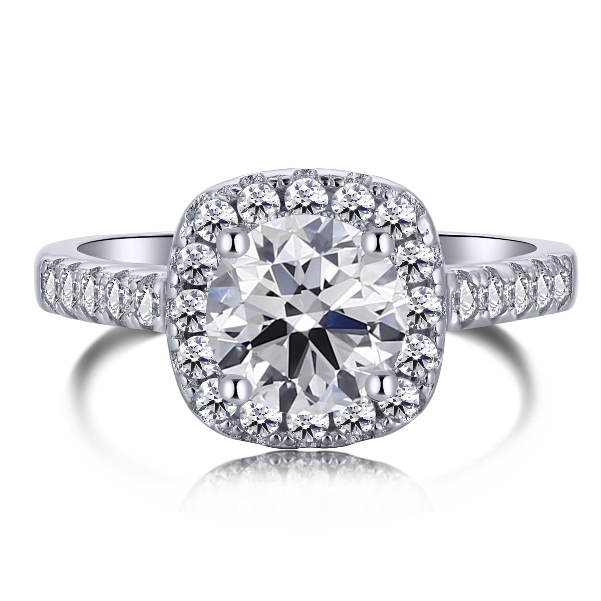[Regalia jewelry]Dazzling Resplendent Round Cut Wedding Ring