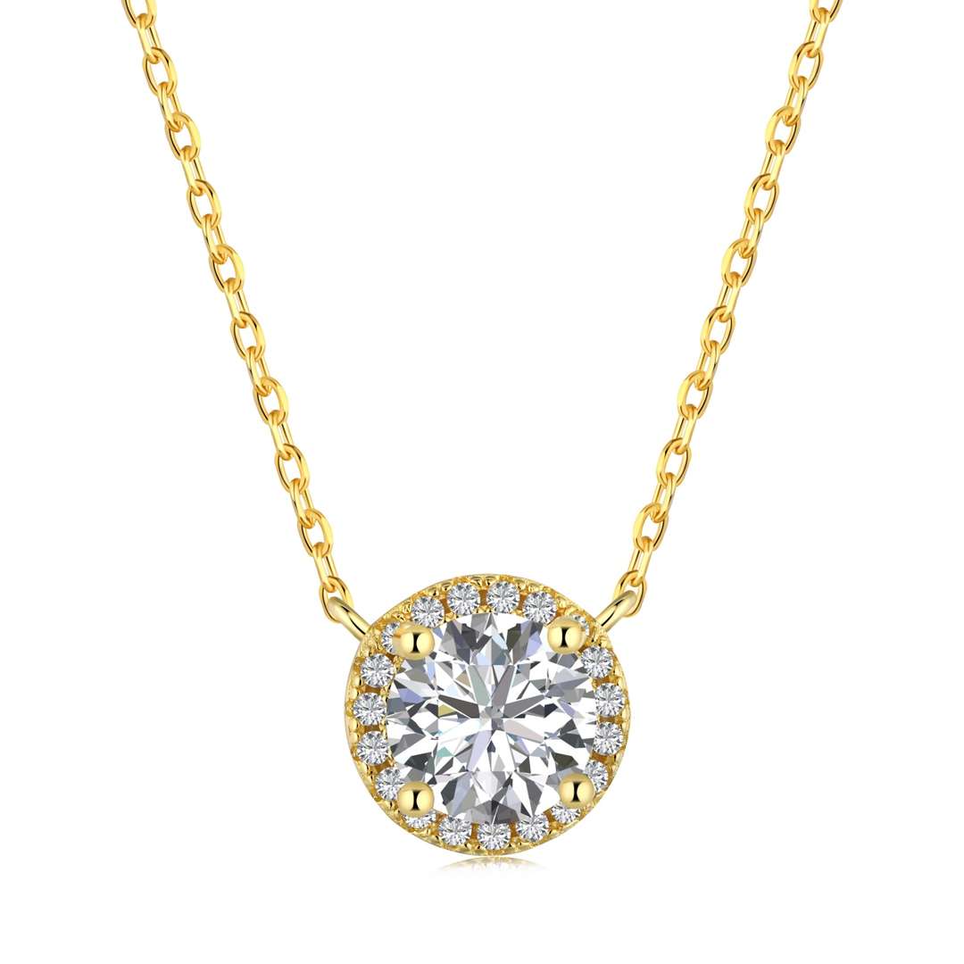 [Regalia jewelry]Luxurious Round Cut Necklace