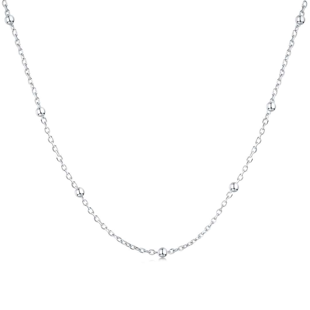 [Regalia jewelry]Small Bead Clavicle Chain Simple Necklace