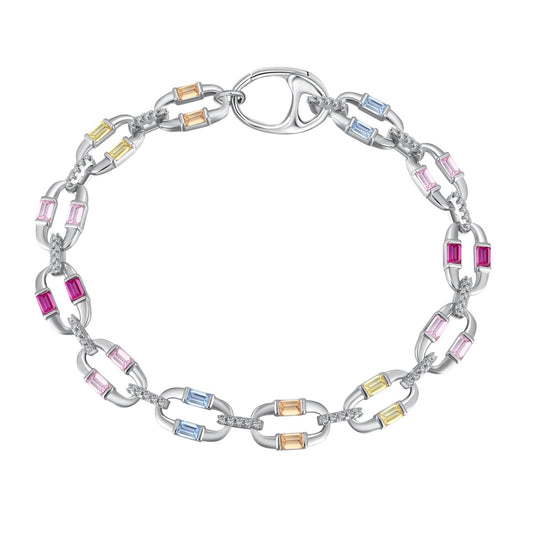 [Regalia jewelry]Dazzling Colorful Daily Bracelet