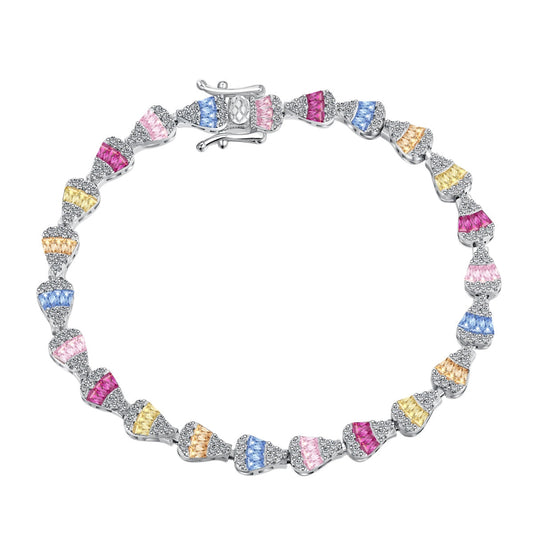 [Regalia jewelry]Radiant Water Drop Shape Daily Bracelet