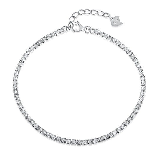 [Regalia jewelry]Radiant Shinning Princess Cut Tennis Bracelet