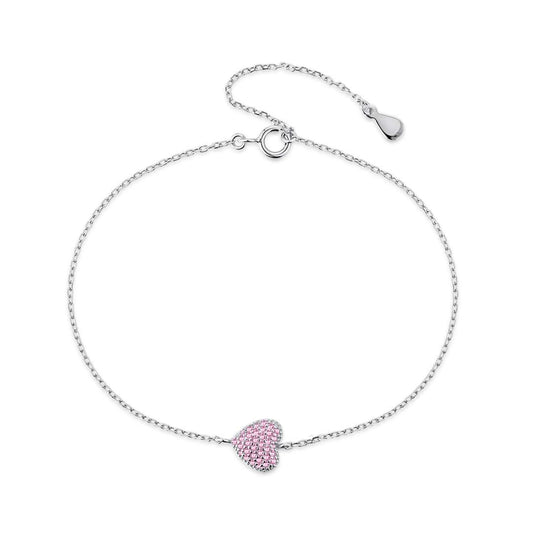[Regalia jewelry]Heart-Shaped Gentle and Versatile Bracelet