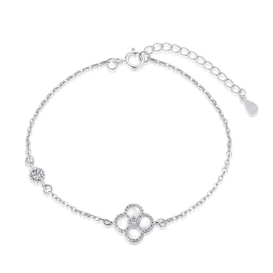 [Regalia jewelry]Delicate Four Leaf Clover Bracelet