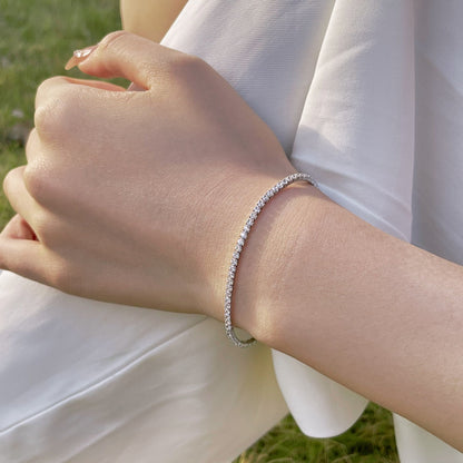 [Regalia jewelry]Radiant Colorful Round Cut Party Bracelet