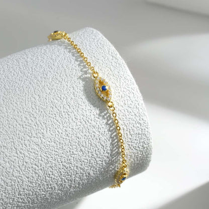 [Regalia jewelry]Evil Eye Shape Pendent Necklace