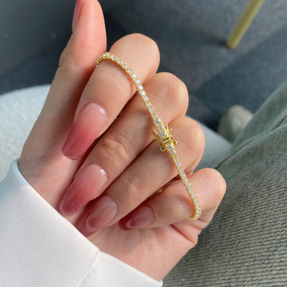 [Regalia jewelry]Radiant Colorful Round Cut Party Bracelet