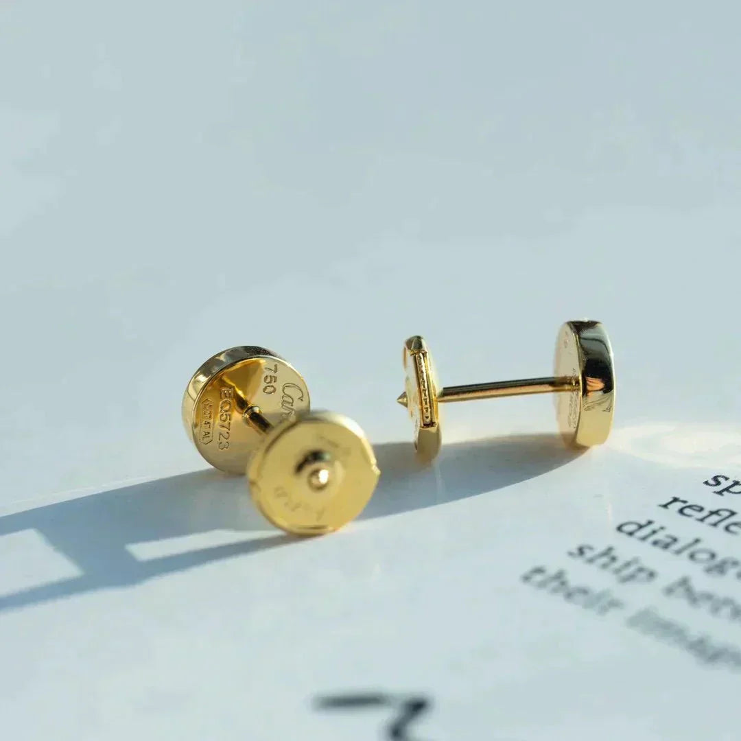 [Regalia jewelry]LOVE EARRINGS GOLD 10MM