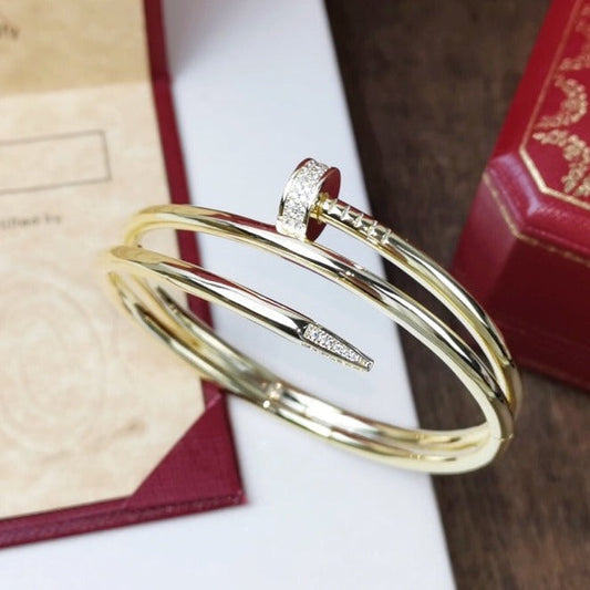 [Regalia jewelry]JUSTE BRACELET 3.5MM DOUBLE ROW DIAMOND