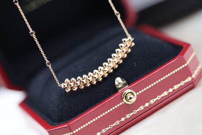 [Regalia jewelry]CLASH PINK GOLD NECKLACE