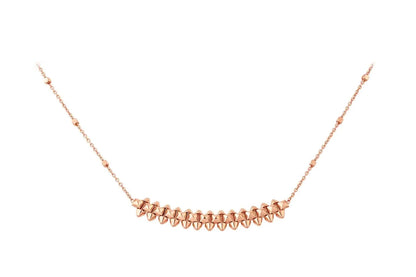 [Regalia jewelry]CLASH PINK GOLD NECKLACE