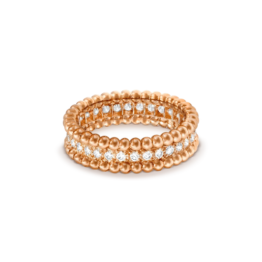 [Regalia jewelry]PERLEE DIAMOND ROSE GOLD RING