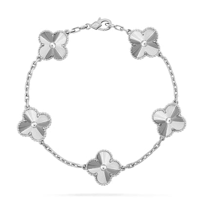 [Regalia jewelry]CLOVER SILVER 5 MOTIFS BRACELET