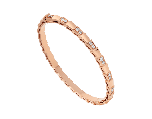 [Regalia jewelry]SERPENTI SMALL BRACELET PINK GOLD DIAMOND
