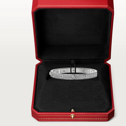 [Regalia jewelry]LOVE BRACELET 6.1MM DIAMOND-PAVED 10 BIG DIAMONDS