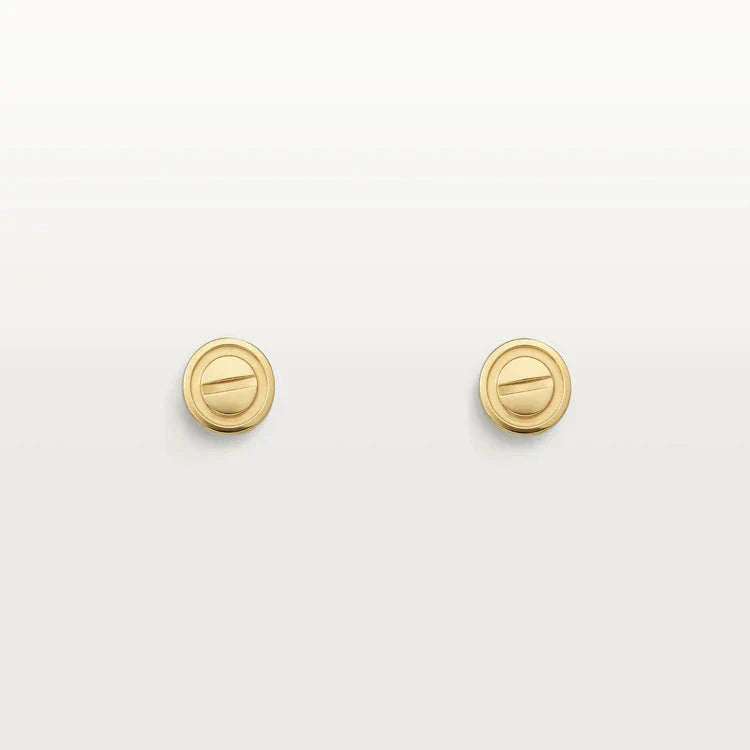 [Regalia jewelry]LOVE EARRINGS GOLD 10MM