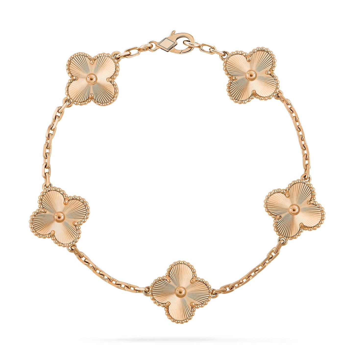 [Regalia jewelry]CLOVER 5 FLOWERS LASER BRACELET
