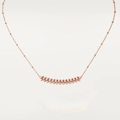 [Regalia jewelry]CLASH PINK GOLD NECKLACE