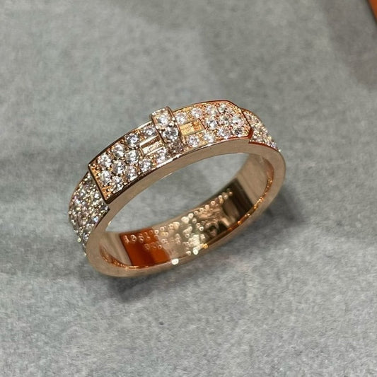 [Regalia jewelry]KELLY PINK GOLD DIAMOND RING