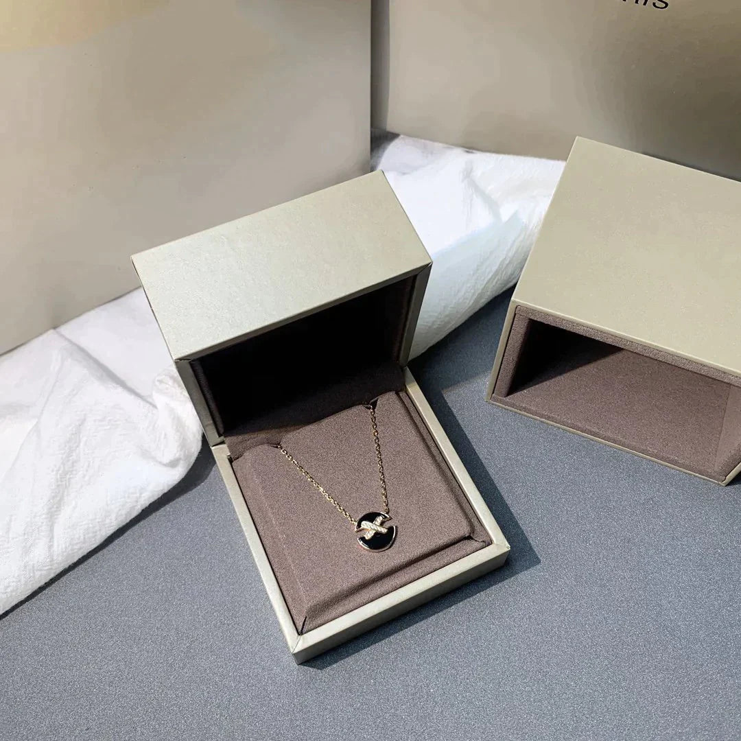 [Regalia jewelry]JEUX DE ROSE GOLD DIAMOND NECKLACE