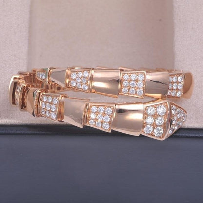 [Regalia jewelry]SERPENTI BRACELET PINK GOLD DIAMOND
