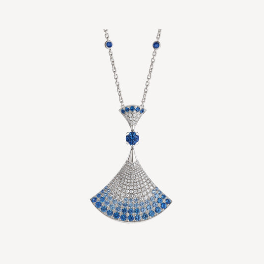 [Regalia jewelry]DREAM NECKLACE AGATE SILVER DIAMOND