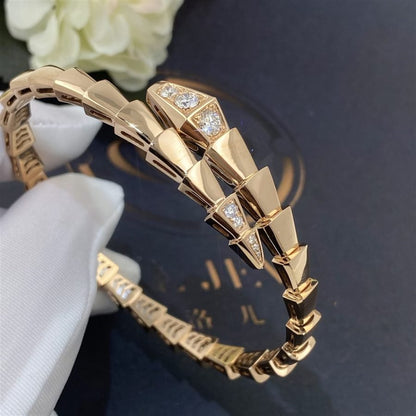 [Regalia jewelry]SERPENTI BRACELET DIAMONDS PINK GOLD
