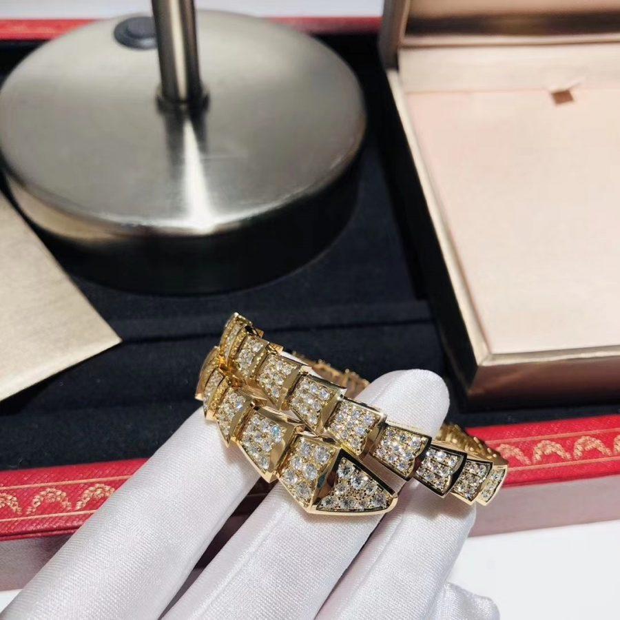 [Regalia jewelry]SERPENTI BRACELET 8MM GOLD DIAMOND