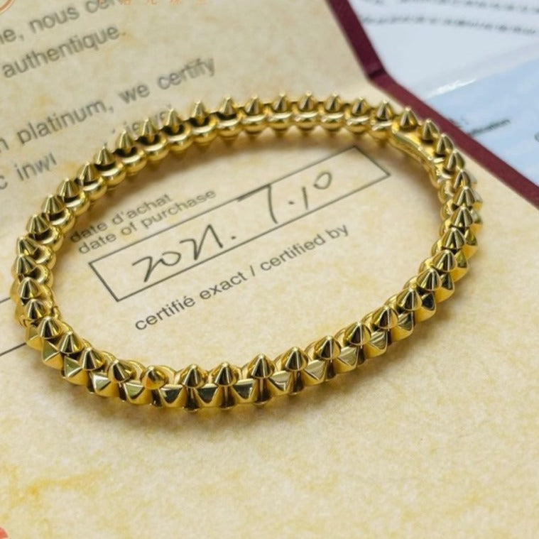 [Regalia jewelry]CLASH GOLD BRACELET