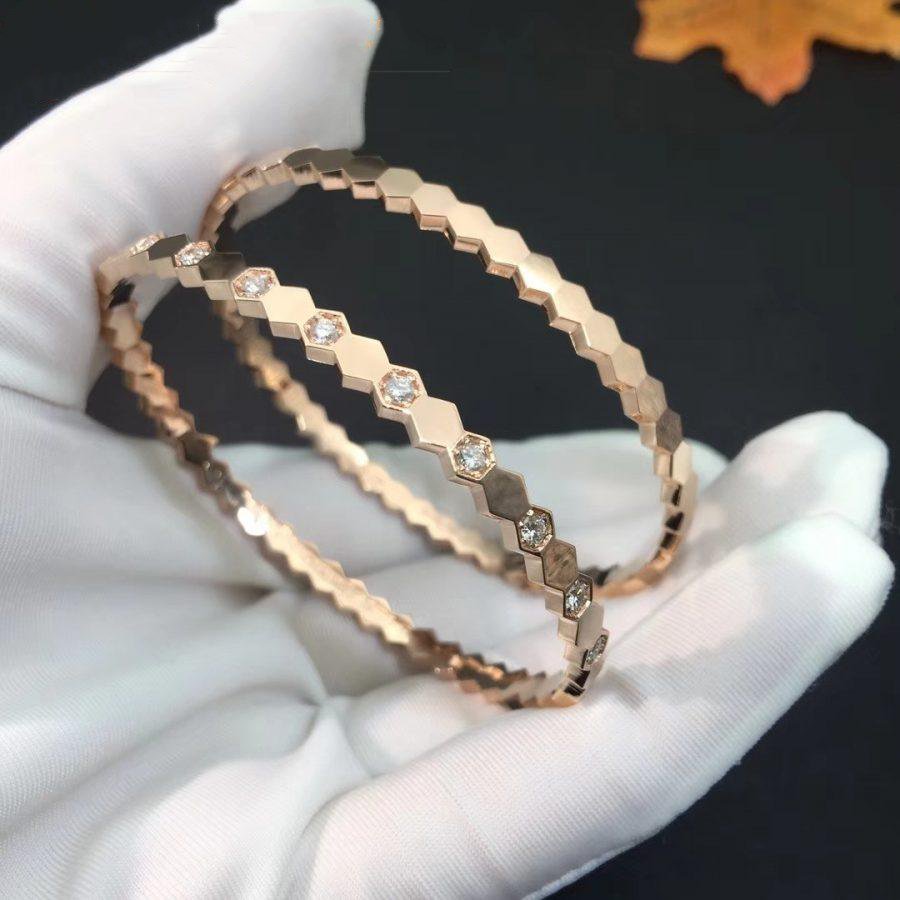[Regalia jewelry]BEE LOVE PINK GOLD DIAMOND BRACELET