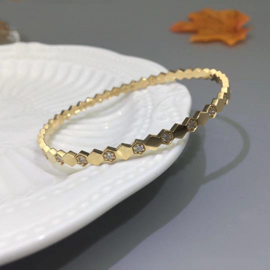 [Regalia jewelry]BEE LOVE GOLD DIAMOND BRACELET