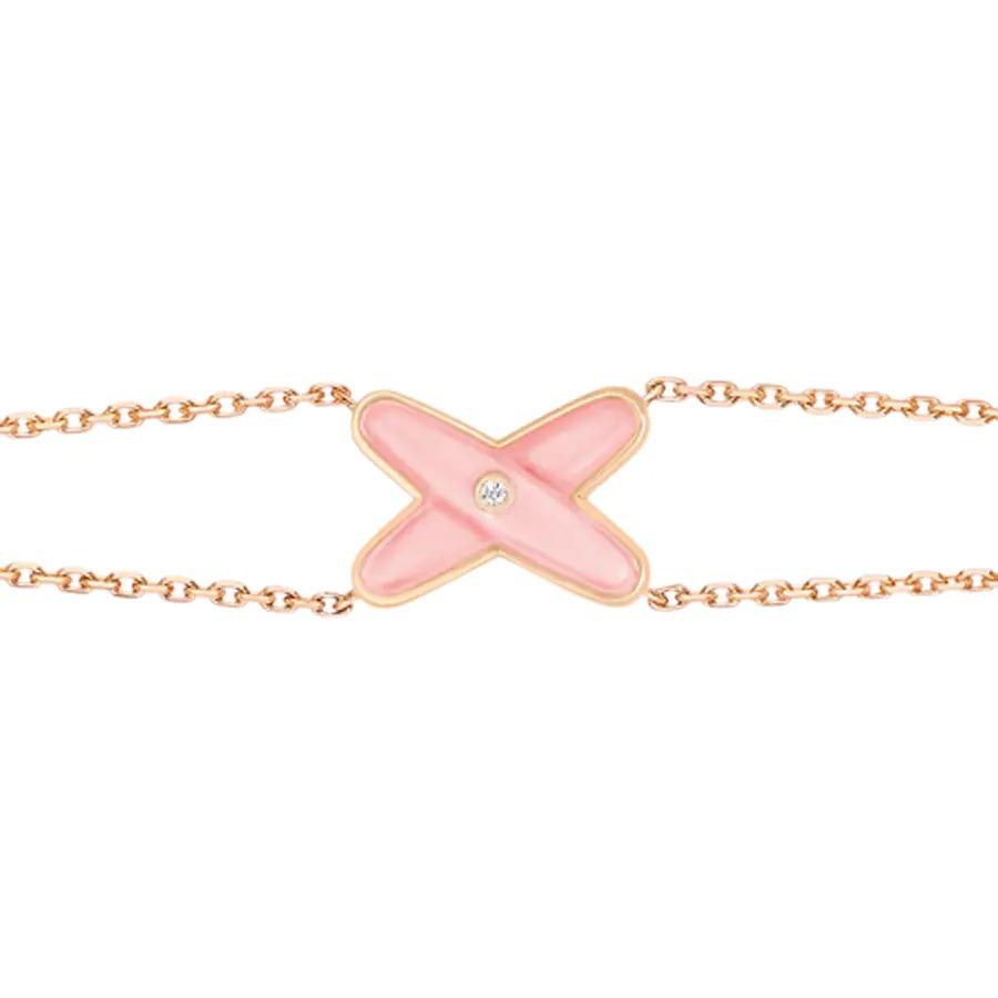 [Regalia jewelry]JEUX BRACELET PINK MOP PINK GOLD 1 DIAMOND