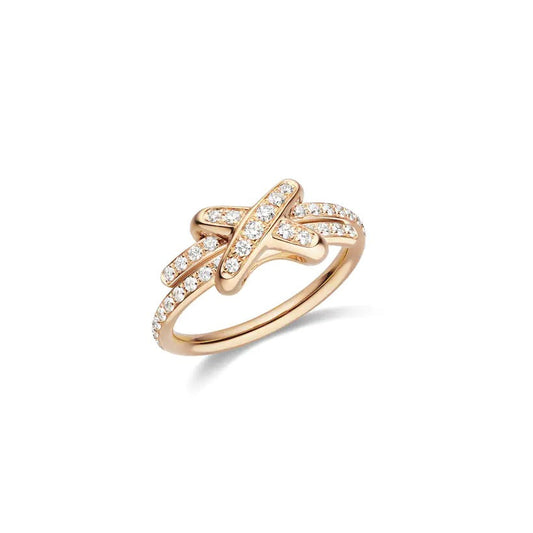 [Regalia jewelry]JEUX DE RING PINK GOLD DIAMOND