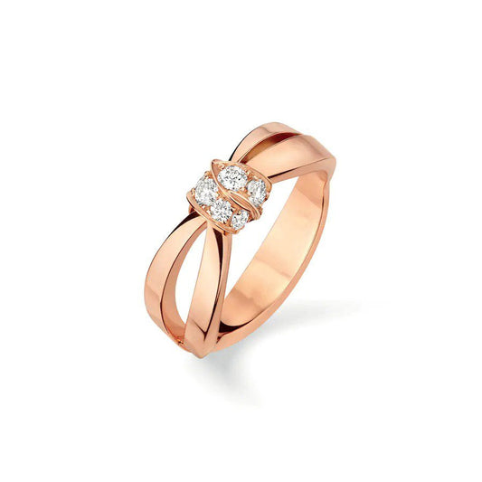[Regalia jewelry]LIENS RING PINK GOLD DIAMOND