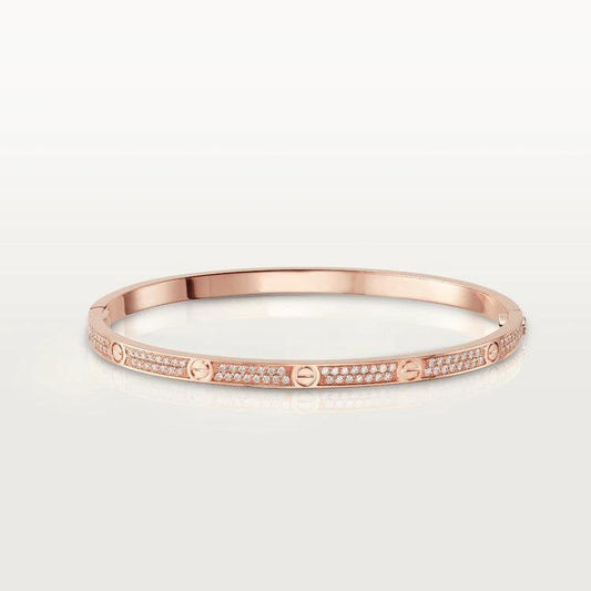 [Regalia jewelry]LOVE BRACELET 3.65MM DIAMOND-PAVED