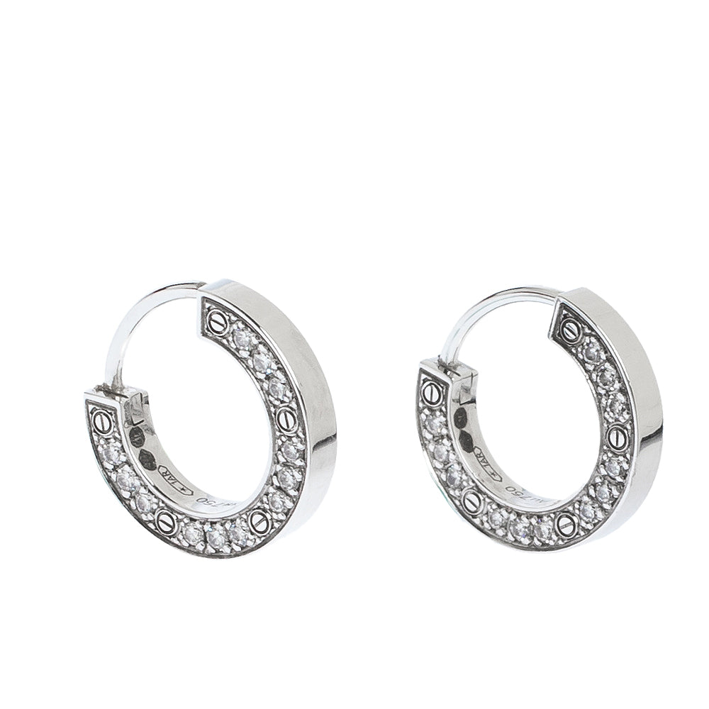 [Regalia jewelry]LOVE DIAMOND EARRINGS