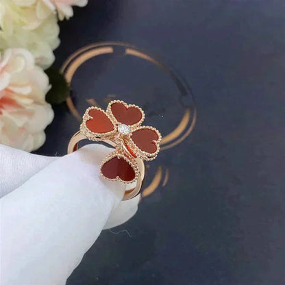 [Regalia jewelry]SWEET CLOVER CARNELIAN RING